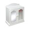Badger Basket Co. Mirrored Doll Armoire with 3 Baskets and 3 Hangers - White